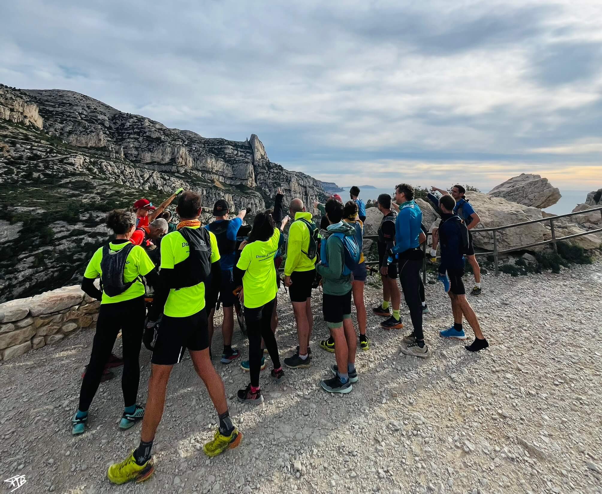 Sortie trail team-building