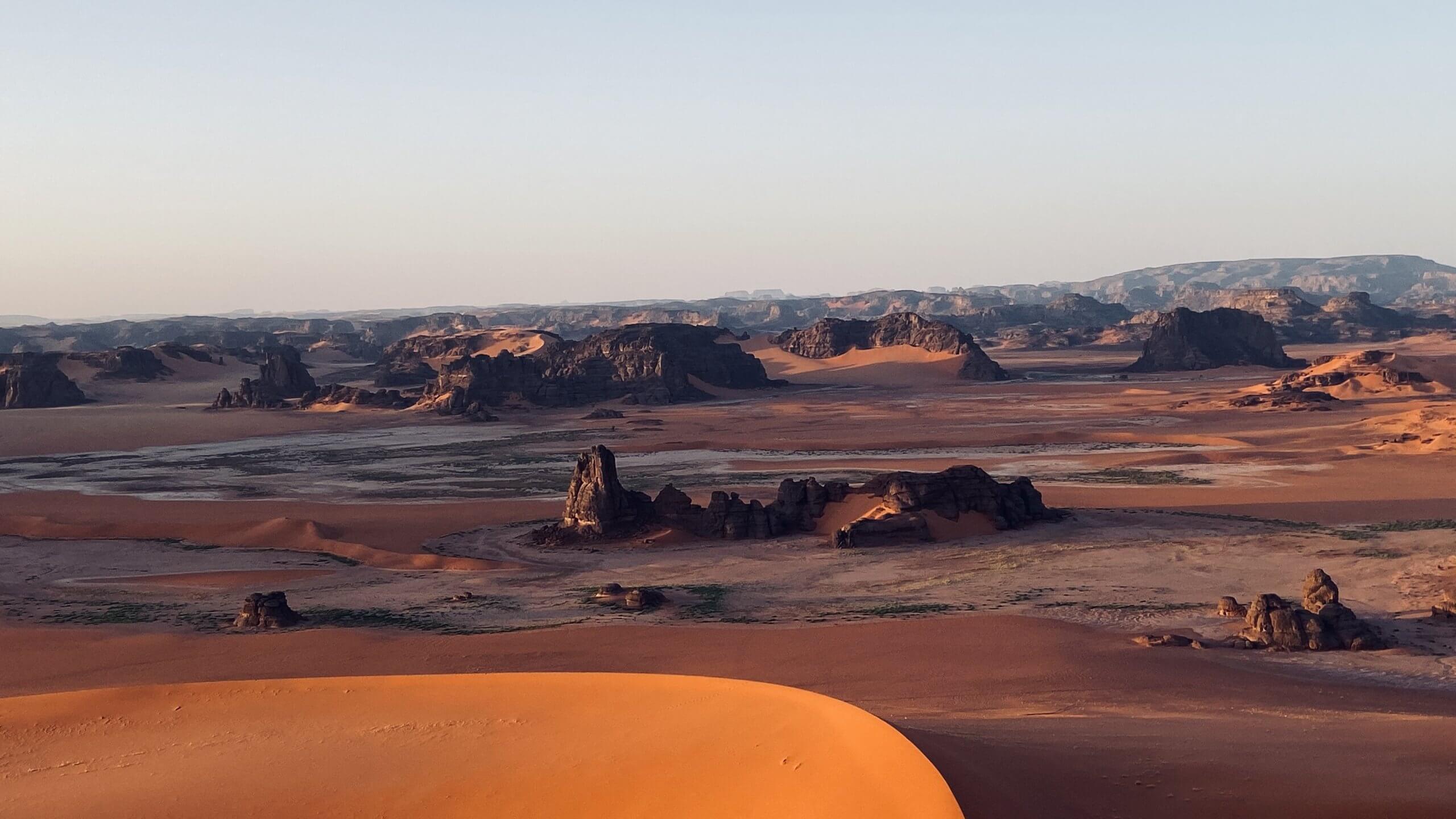 Désert en Algérie, la Tadrart Rouge